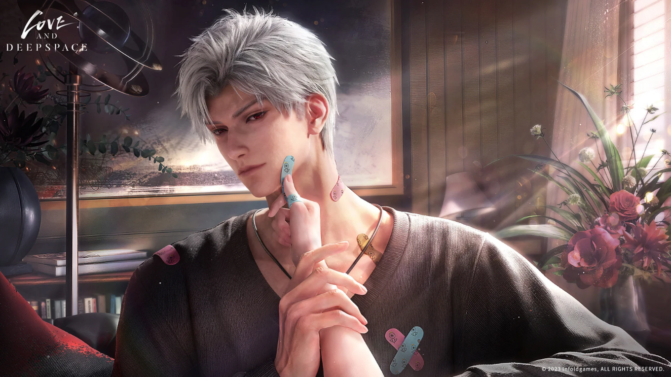 Sylus – Love and Deepspace's dangerous "kitten" king Sylus from Love and Deepspace, the dangerous, possessive otome boyfriend known for teasing intensity and control.